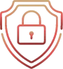 Brasão de segurança da Leonnes Cybersecurity com ícone de cadeado